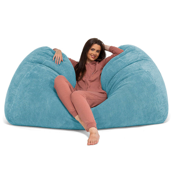 Bean Bag Sofa Hammock - Pom Pom Aegean Blue 03