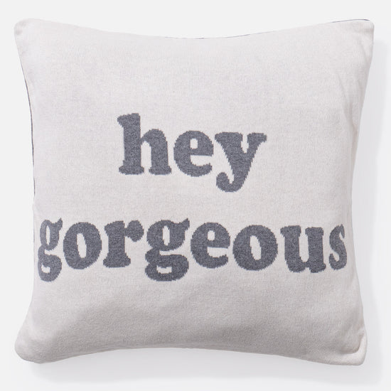 Decorative Cushion 47 x 47cm - 100% Cotton Hey Gorgeous