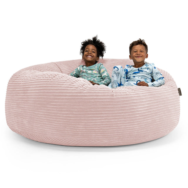 Huge Family Sized Kids' Bean Bag 2-14 yr - Cord Blush Pink 01