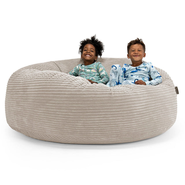 Huge Family Sized Kids' Bean Bag 2-14 yr - Cord Mink 01