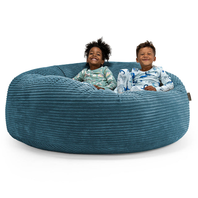 Huge Family Sized Kids' Bean Bag 2-14 yr - Cord Navy Blue 01