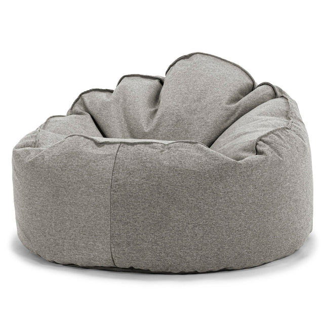 Archi Bean Bag Chair - Interalli Wool Silver 01