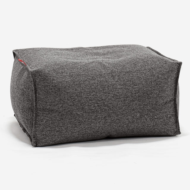 Small Footstool - Interalli Wool Grey 01