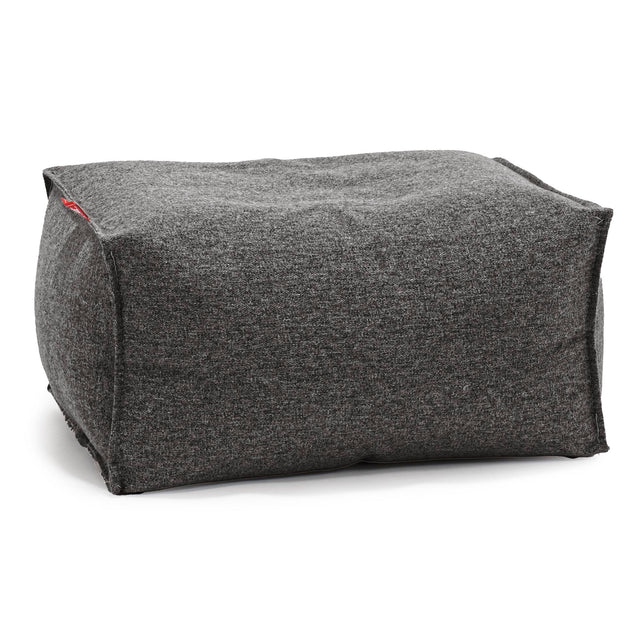 Small Footstool - Interalli Wool Grey 01