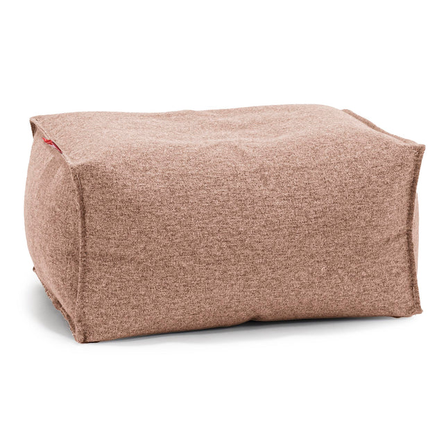 Small Footstool - Interalli Wool Sand 01