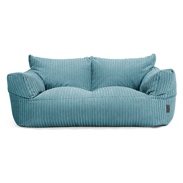 Josephine Sofa Bean Bag - Cord Aegean Blue 01
