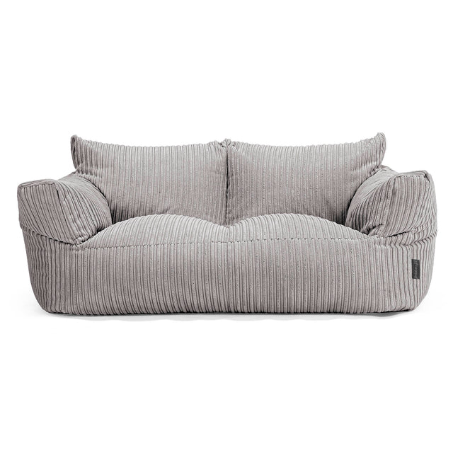 Josephine Sofa Bean Bag - Cord Aluminium Silver 01