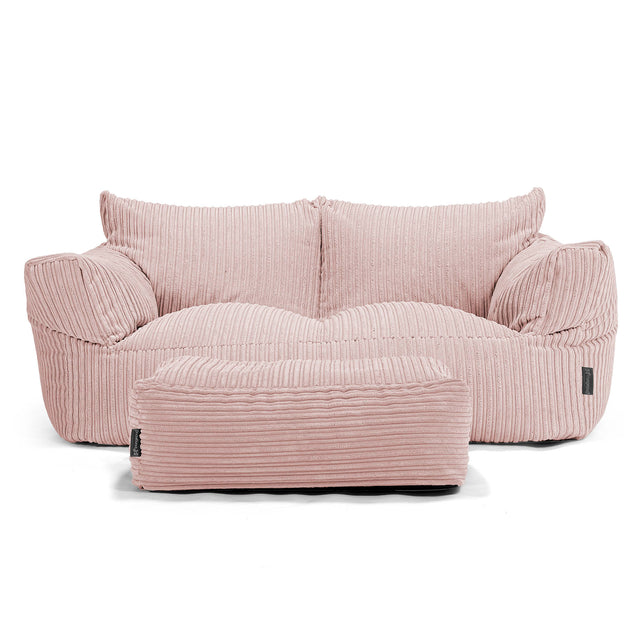 Josephine Sofa Bean Bag - Cord Blush Pink 02