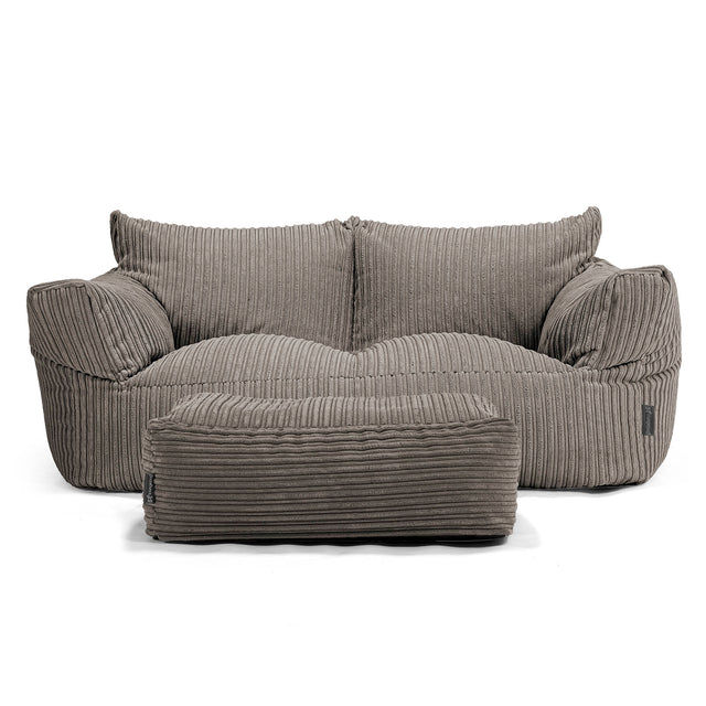 Josephine Sofa Bean Bag - Cord Graphite Grey 02