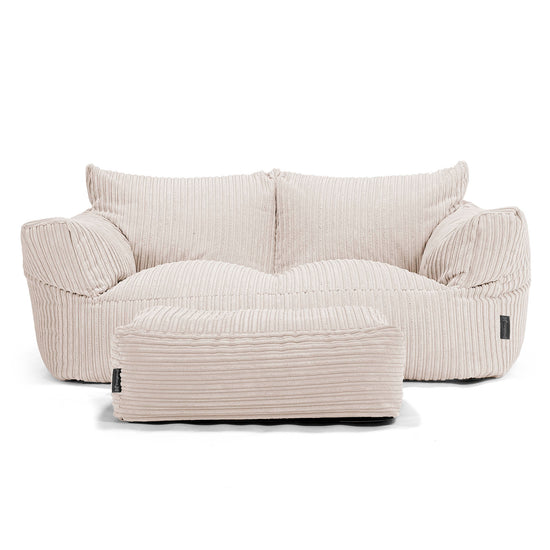 Josephine Sofa Bean Bag - Cord Ivory 02