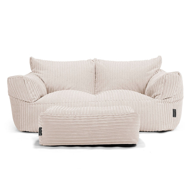 Josephine Sofa Bean Bag - Cord Ivory 02