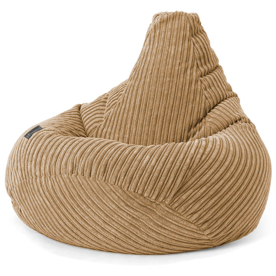 Children's Gaming Bean Bag Chair 6-14 yr - Cord Sand 03