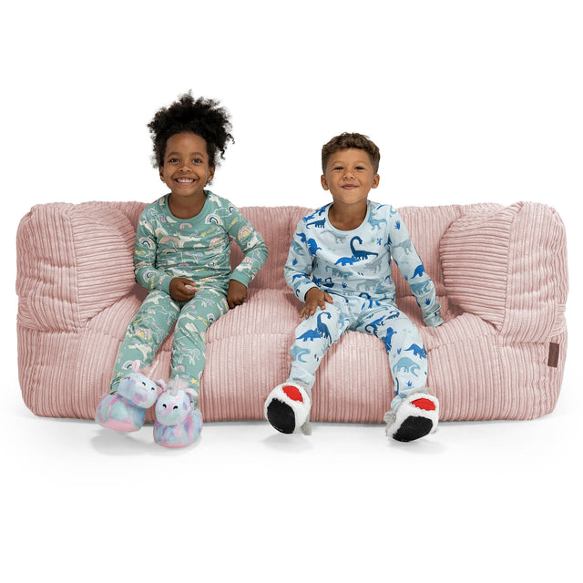 Kids' Giant Albert Sofa 2 Seater 2-14 yr - Cord Blush Pink 01
