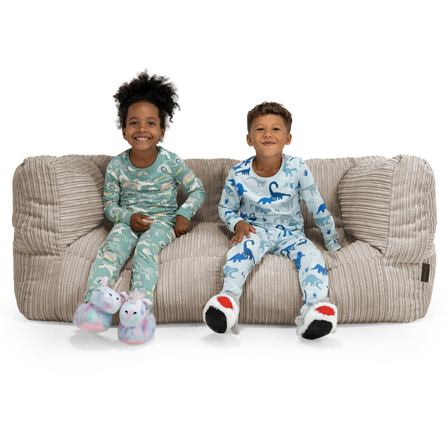 Kids' Giant Albert Sofa 2 Seater 2-14 yr - Cord Mink 01