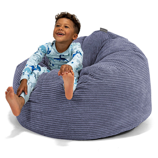 Kids' Giant Snuggle Bean Bag 3-8 yr - Pom Pom Purple 01