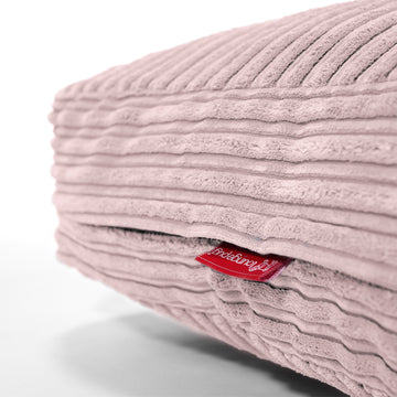 Large Floor Cushion - Cord Blush Pink 02