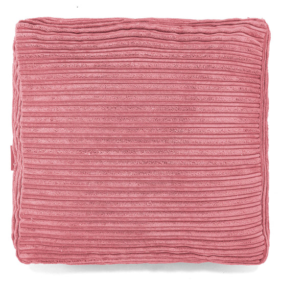 Large Floor Cushion - Cord Coral Pink 03