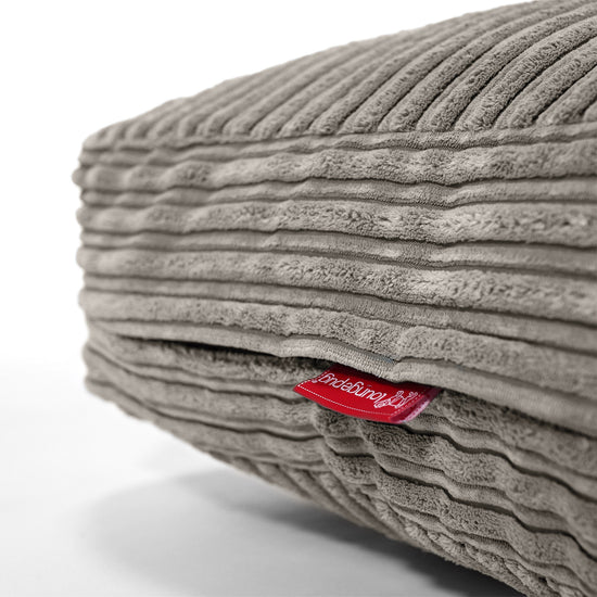 Large Floor Cushion - Cord Mink 02