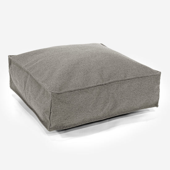 Large Floor Cushion - Interalli Wool Silver 01