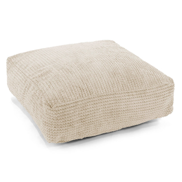 Large Floor Cushion - Pom Pom Ivory 01