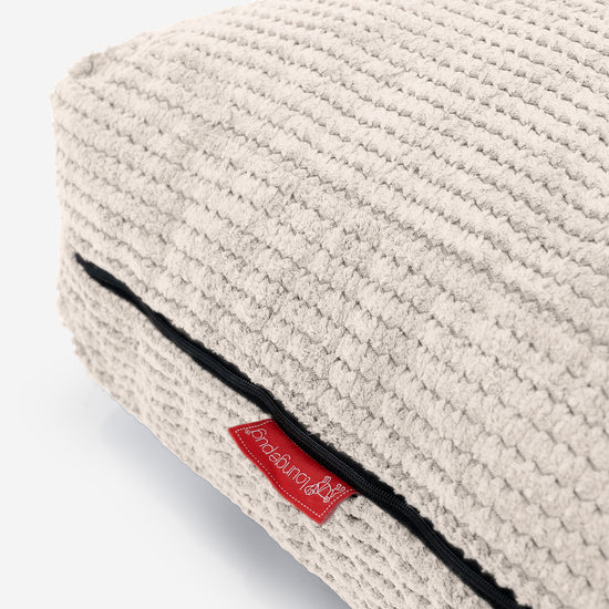 Large Floor Cushion - Pom Pom Ivory 02