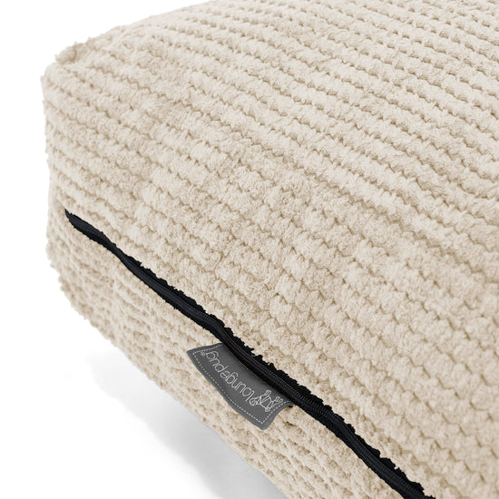 Large Floor Cushion - Pom Pom Ivory 02