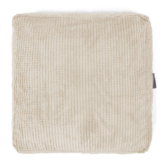 Large Floor Cushion - Pom Pom Ivory 03