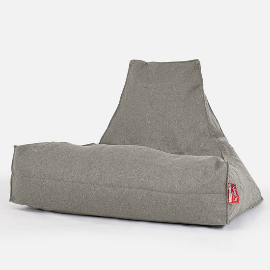 Lounger Beanbag - Interalli Wool Silver 01