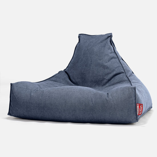 Lounger Beanbag - Canvas Navy 01