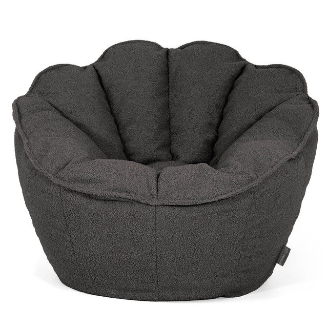 Natalia Sacco Bean Bag Chair - Boucle Graphite Grey 01