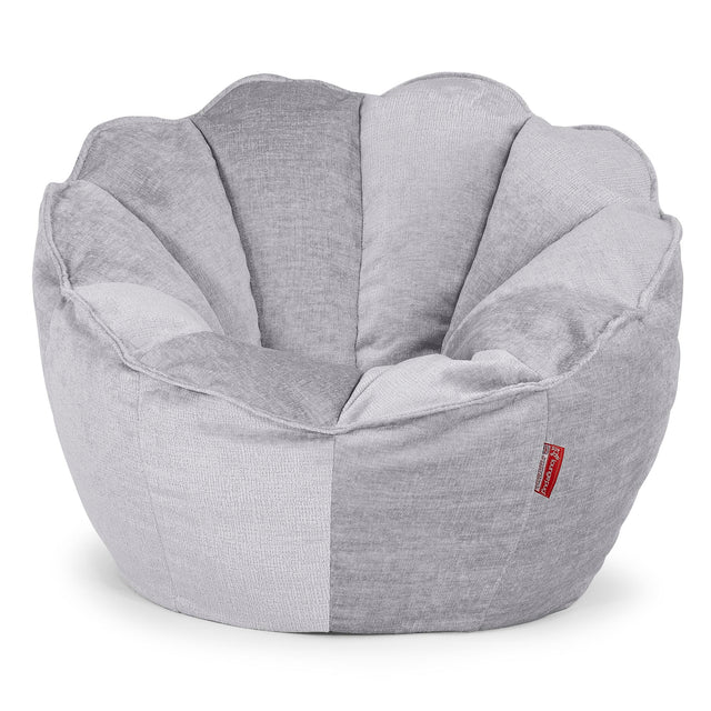 Natalia Sacco Bean Bag Chair - Chenille Grey 01