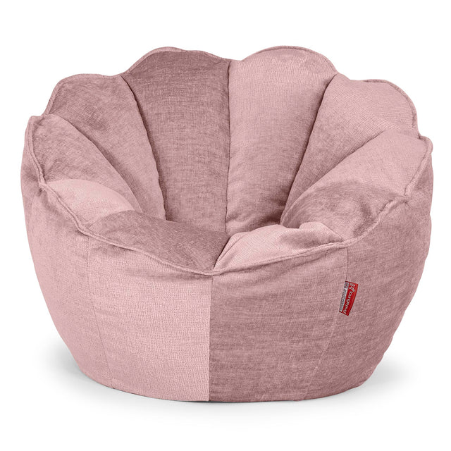 Natalia Sacco Bean Bag Chair - Chenille Pink 01