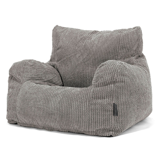 Bean Bag Armchair - Pom Pom Charcoal Grey 01
