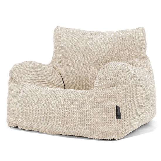 Bean Bag Armchair - Pom Pom Ivory 01