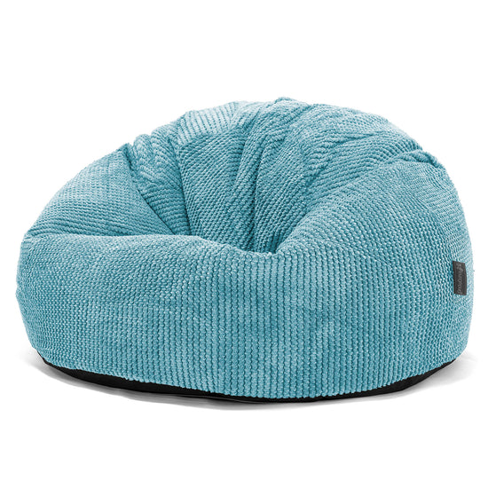 Classic Bean Bag Chair - Pom Pom Aegean Blue 01