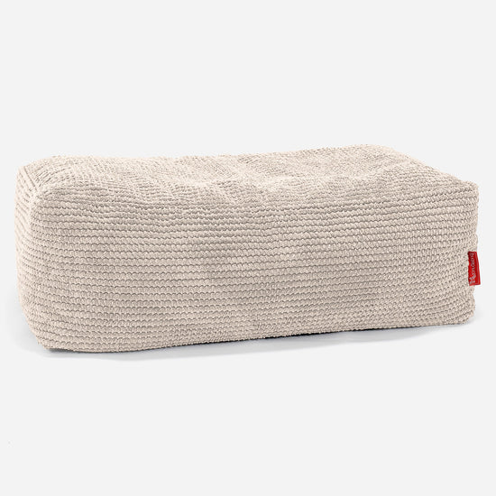 Large Footstool - Pom Pom Ivory 01