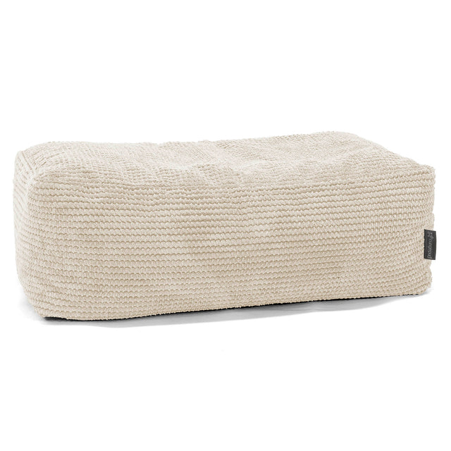 Large Footstool - Pom Pom Ivory 01