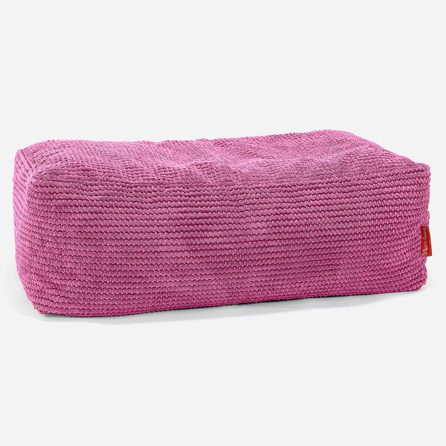 CloudSac 100 Memory Foam Footstool - Pom Pom Pink 01