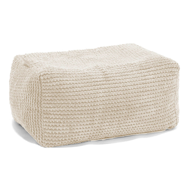 Small Footstool - Pom Pom Ivory 01