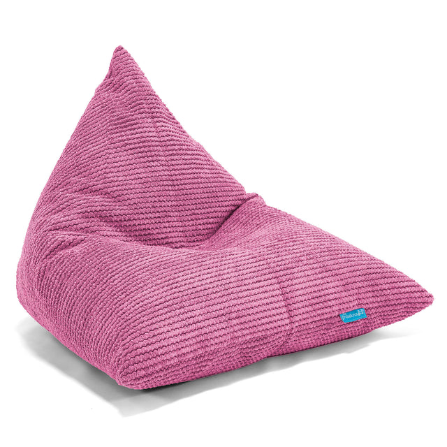 Kids' Beanbag Pod - Waffle Cord Pink 01
