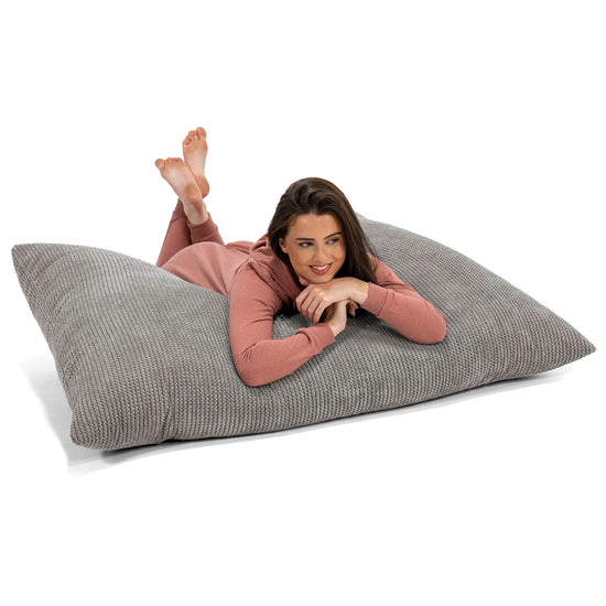 XL Pillow Beanbag - Pom Pom Charcoal Grey 03