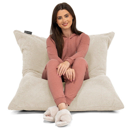 XL Pillow Beanbag - Pom Pom Ivory 01