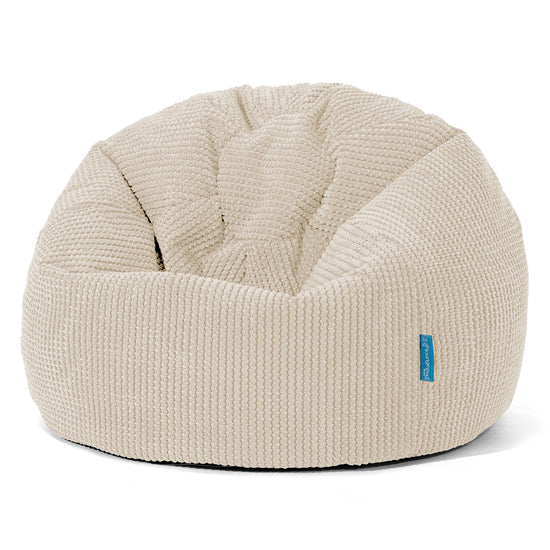 Classic Kids Bean Bag Chair 1-5 yr - Pom Pom Ivory 01