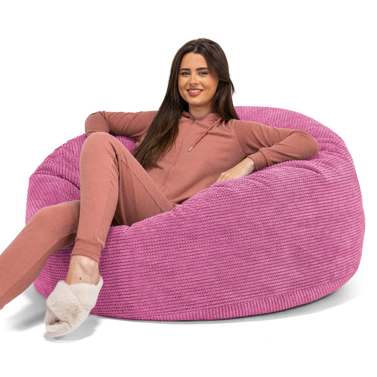 Mammoth Bean Bag Sofa - Pom Pom Pink 01