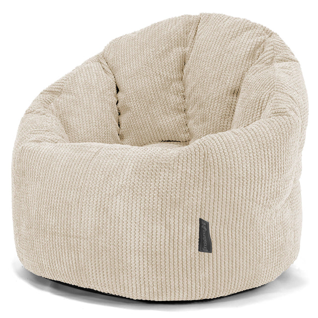 Cuddle Up Beanbag Chair - Pom Pom Ivory 01