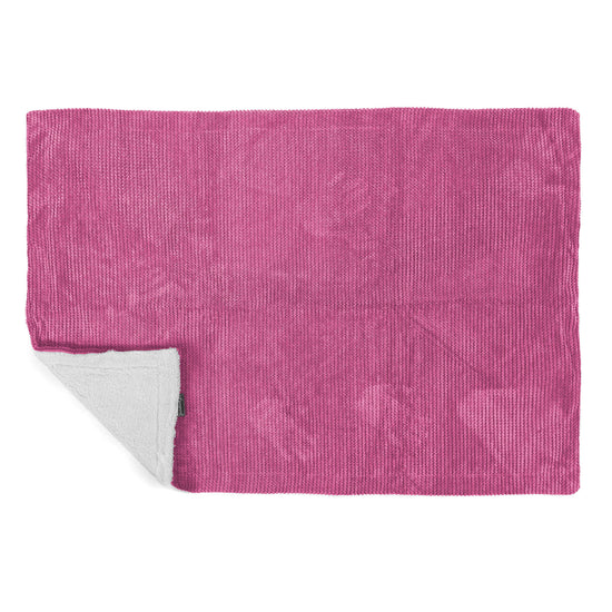Sherpa Throw / Blanket - Pom Pom Pink 03