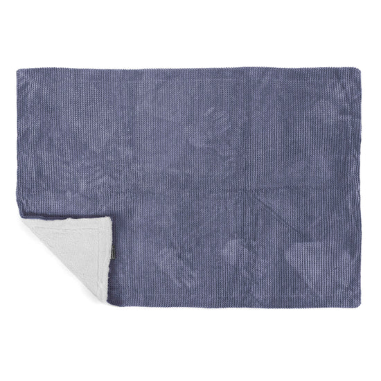Sherpa Throw / Blanket - Pom Pom Purple 03