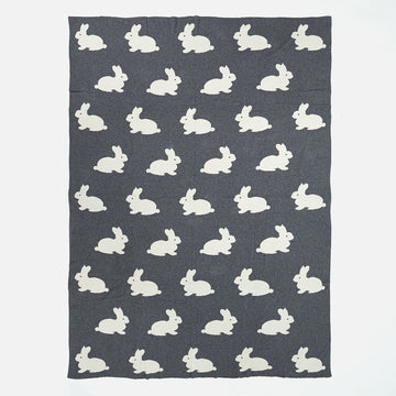 Throw / Blanket - 100% Cotton Rabbit 03