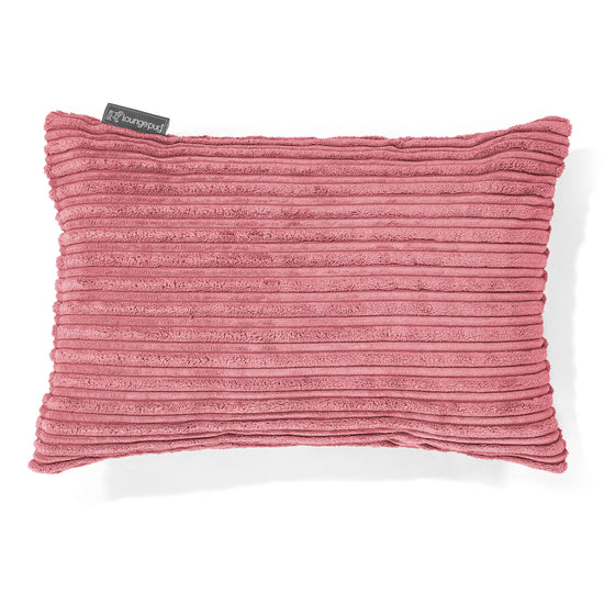 Rectangular Scatter Cushion 35 x 50cm - Cord Coral Pink 01