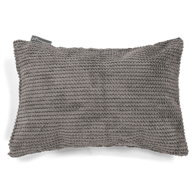 Rectangular Scatter Cushion 35 x 50cm - Pom Pom Charcoal Grey 01